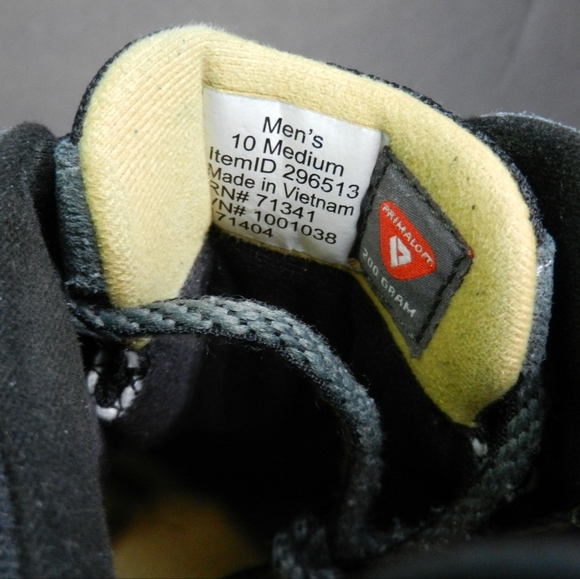 LL Bean Mens Snow Sneaker Tek 2.5 Mens Size 10 Medium Primaloft Insulated 200g - Picture 9 of 10